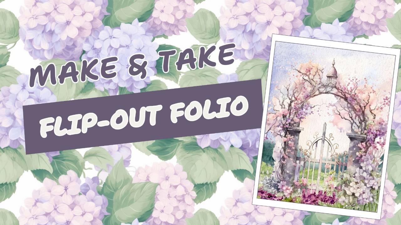 Gated Garden Flip-Out Folio