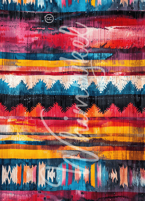 Boho Blanket | 18 lb Decoupage Tissue Paper | 21x29 Inches
