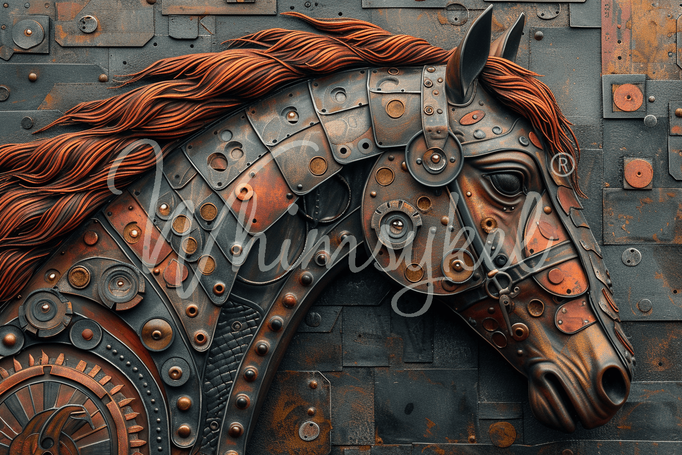 Iron Horse | 18 lb Decoupage Tissue Paper | 21x29 Inches
