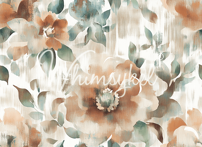 Muted Blossoms |18lb Decoupage Tissue Paper | 21x29 in