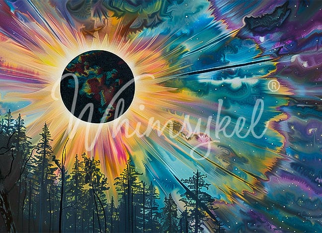 Colorful Solar Eclipse