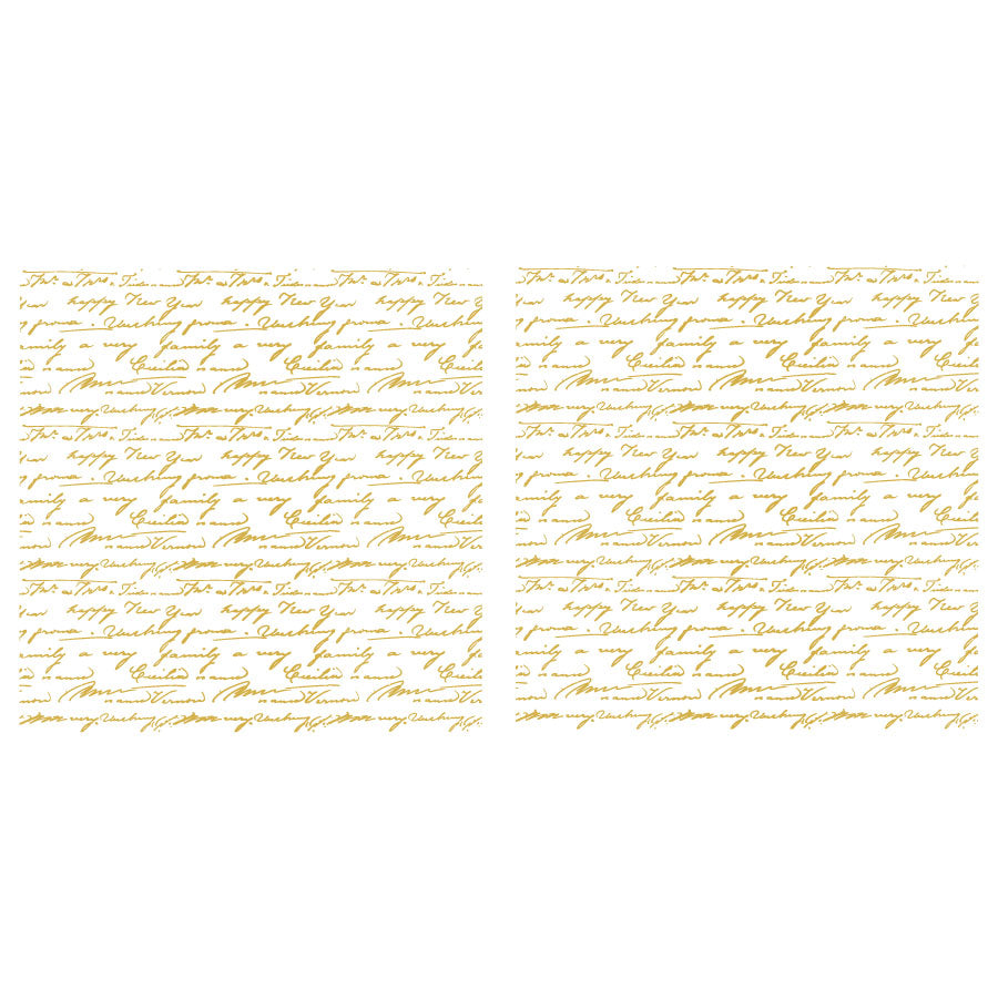 Hokus Pokus - Metallic Gold Foils - My Diary - 2 Sheets