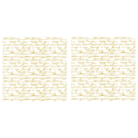 Hokus Pokus - Metallic Gold Foils - My Diary - 2 Sheets