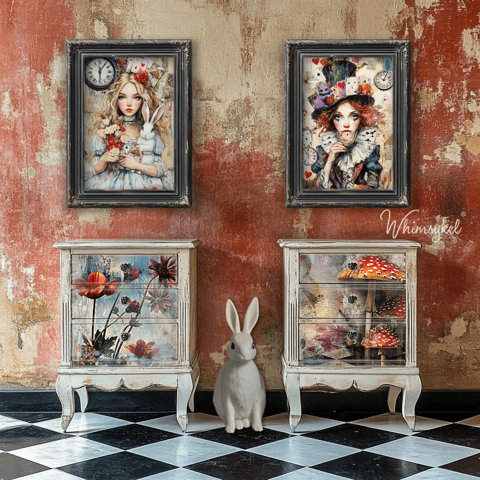 Whimsykel Wonderland |18lb Decoupage Tissue Paper | 2 Sizes