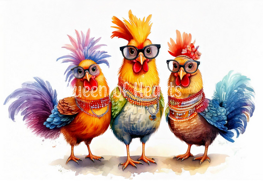 Queen of Hearts  - Cluck Couture