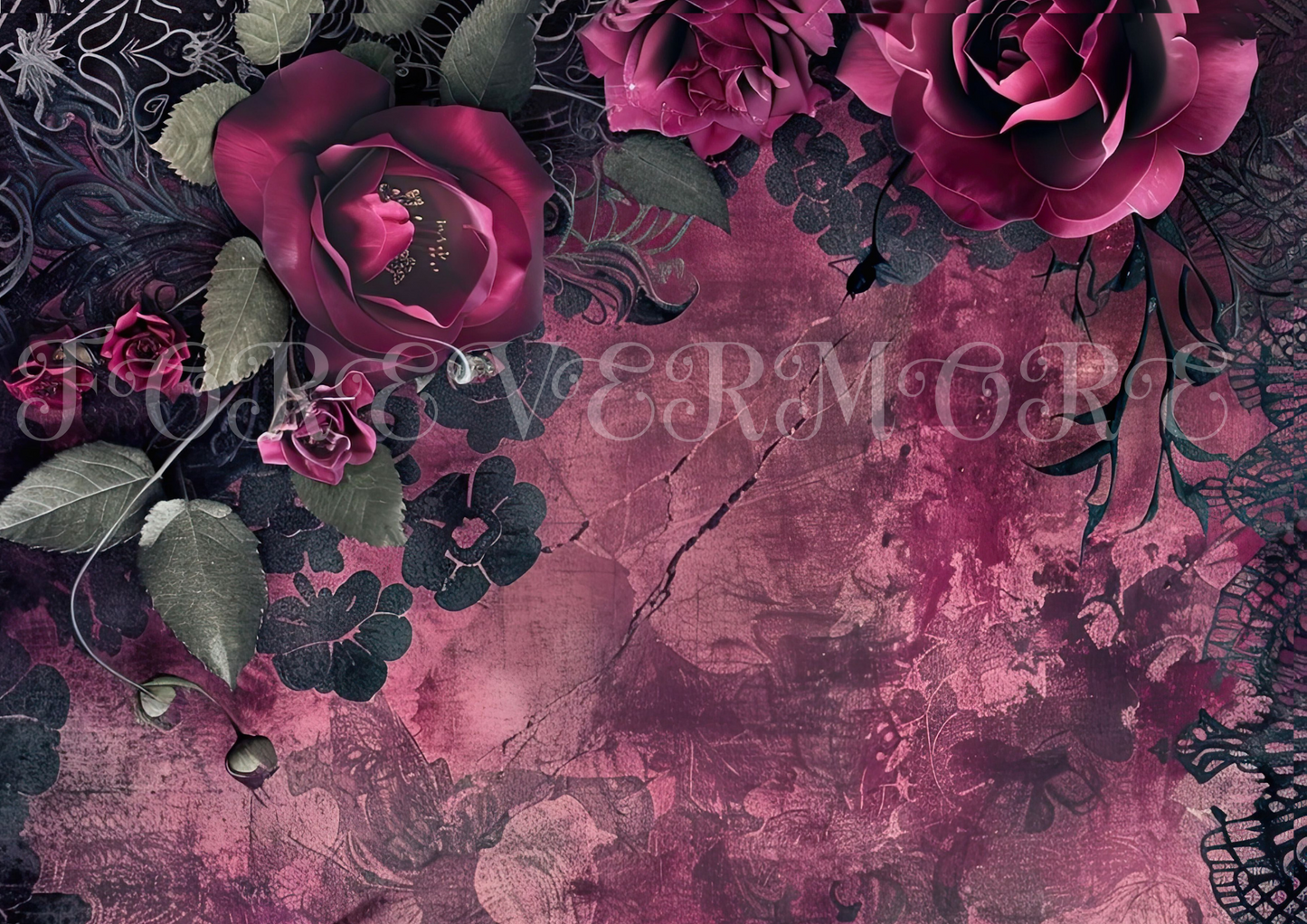 Forevermore - Crimson Background