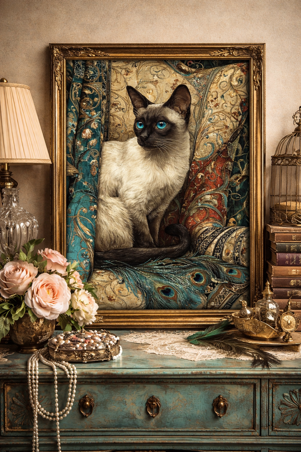 Dragonfly Crafts - Kitty in Blue 2