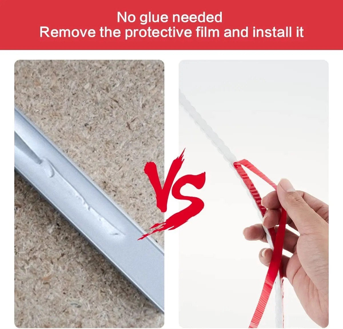 VFlex - White Rope, Flexible Molding Trim with Peel and Stick Self-Adhesive Backing