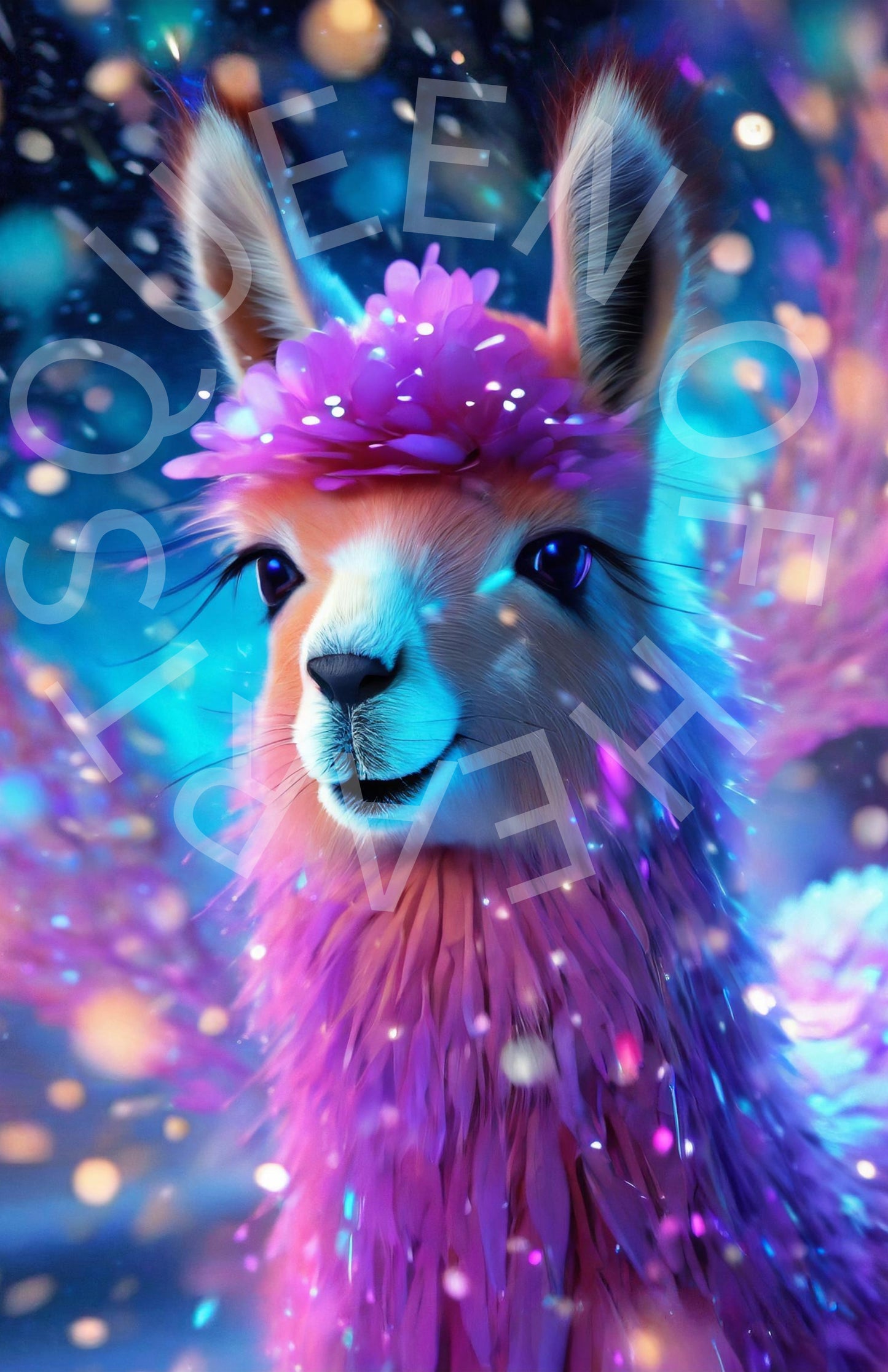 Queen of Hearts - Iridesa Llama