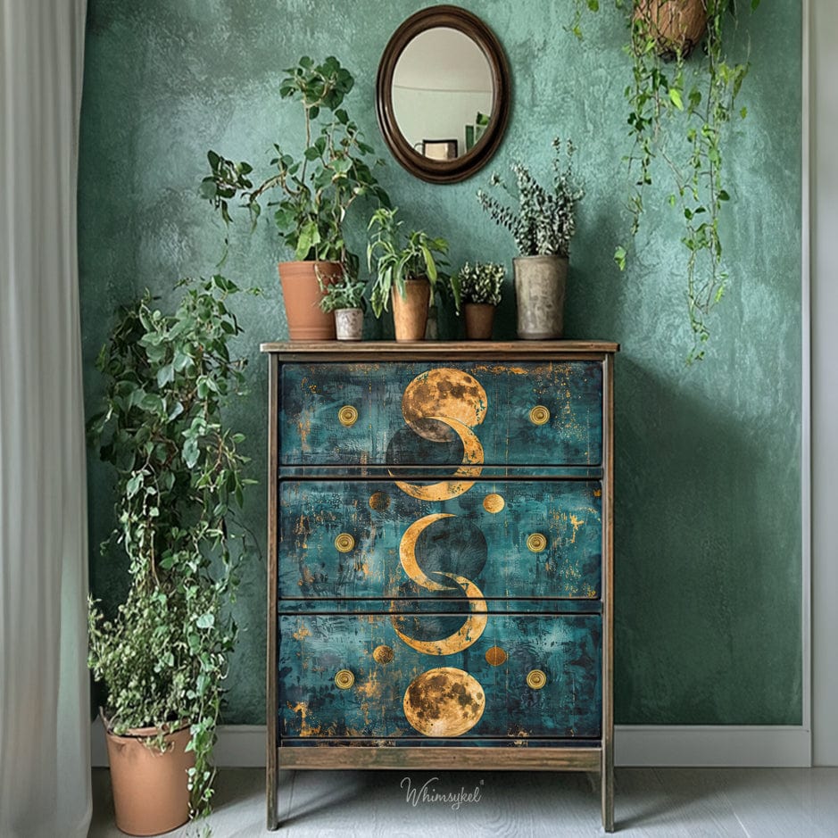 Moonlit Harmony | 18 lb Decoupage Tissue Paper | 21x29 Inches