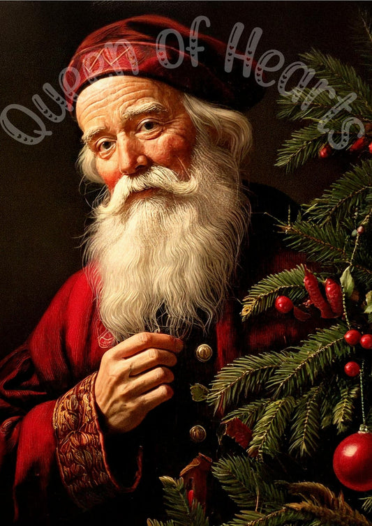 Queen of Hearts  - Old World Santa