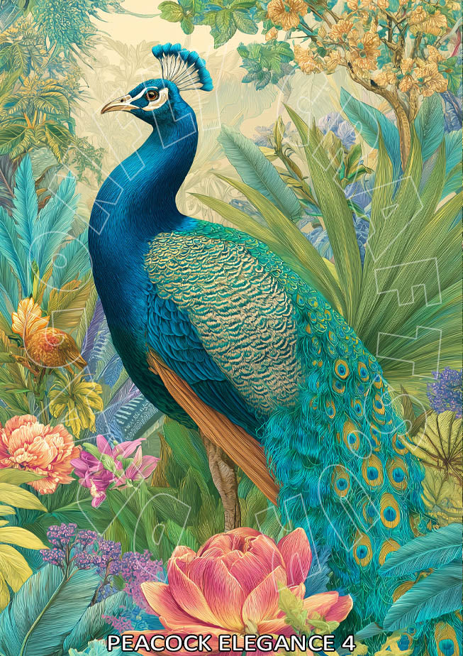Dragonfly Crafts - Peacock Elegance 4