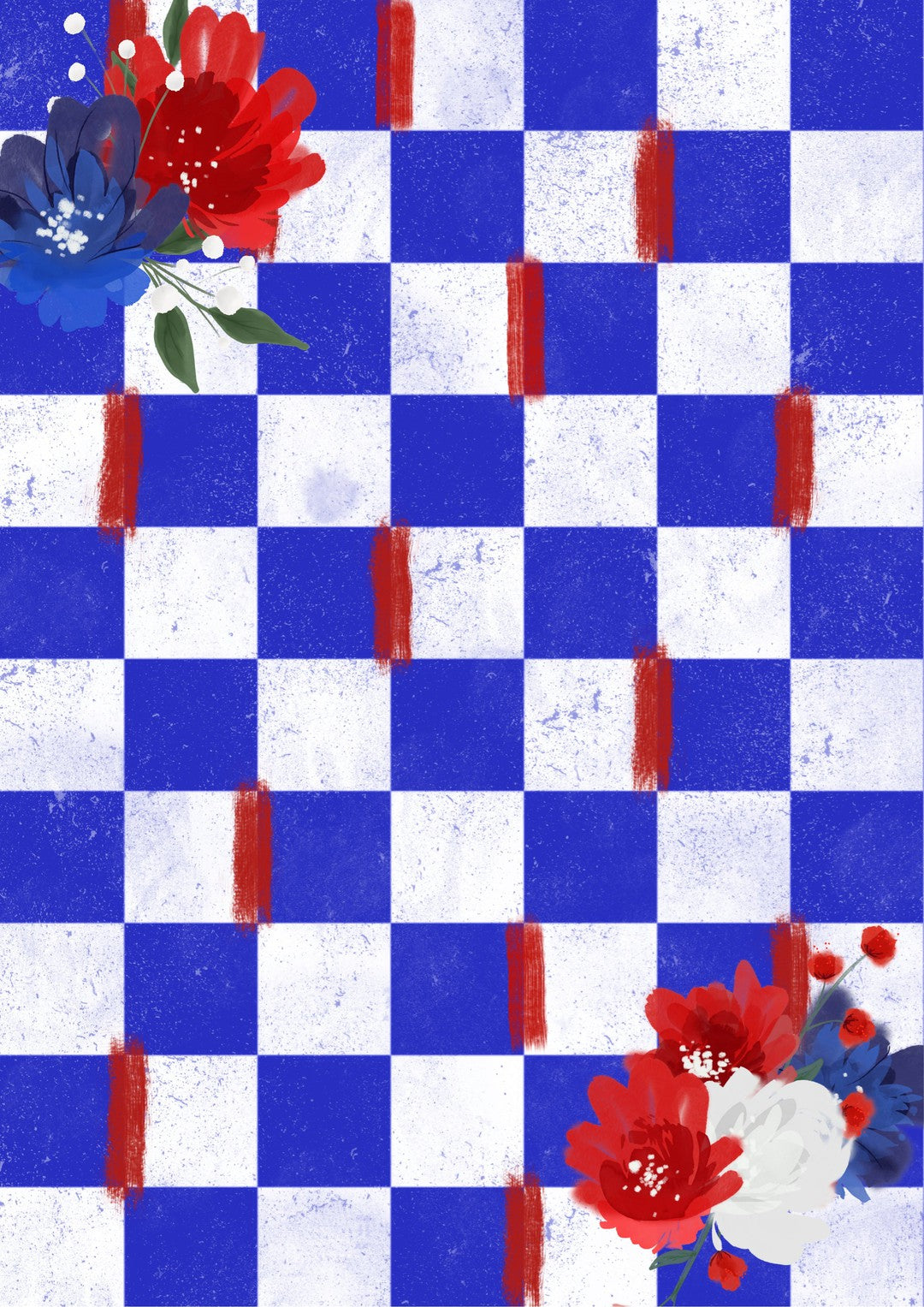 Patriotic Checks (#C100)