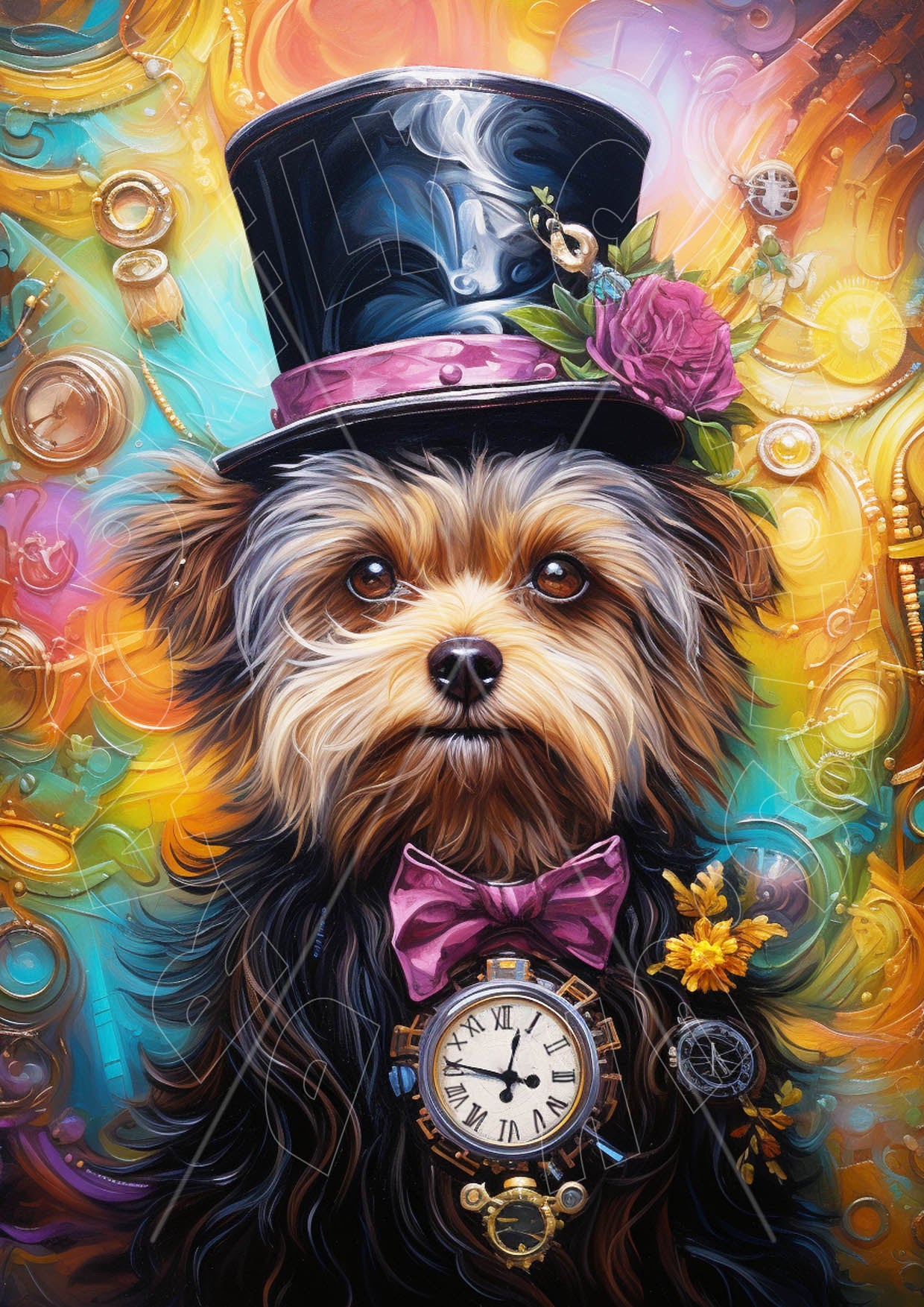Dragonfly Crafts - Rainbow Yorkie 1