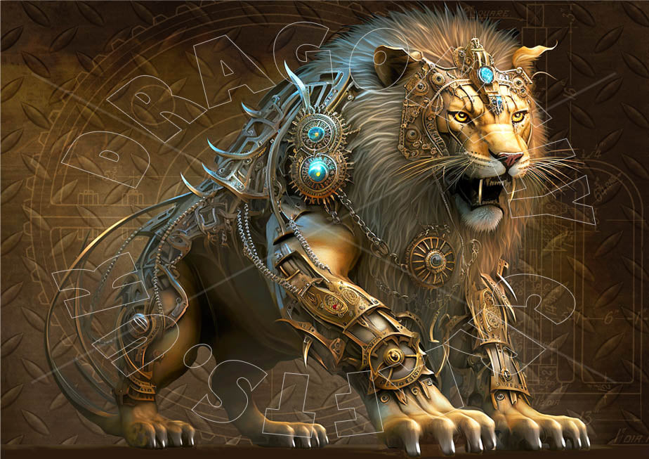 Dragonfly Crafts -SteamPunk Lion