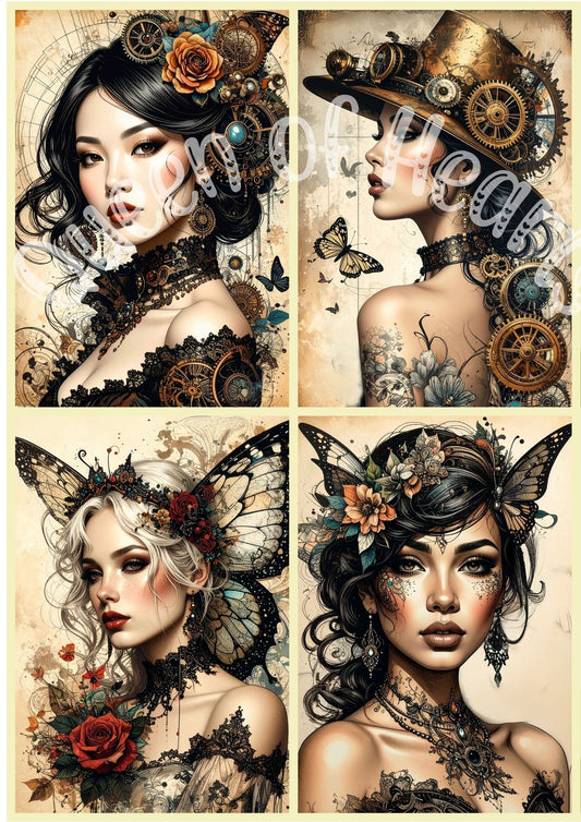 Queen of Hearts  - Steampunk Ladies