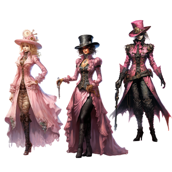 WhiteCloud Transfer - Steampunk Ladies