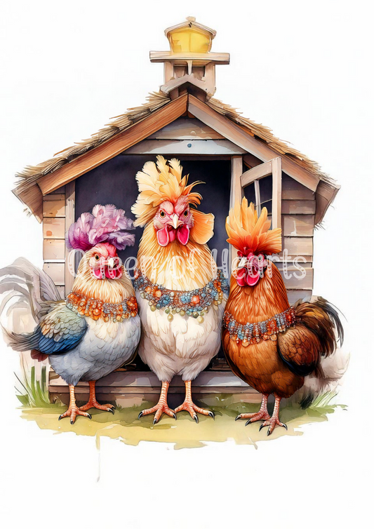 Queen of Hearts  - The Feathered Diva's