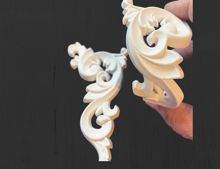 appliques and onlays Set of Corners