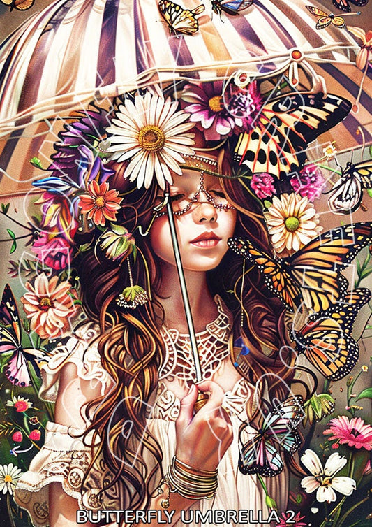 Dragonfly Crafts -    Butterfly Umbrella 2