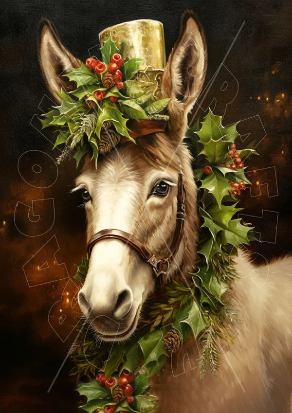 Dragonfly Crafts - Christmas Donkey