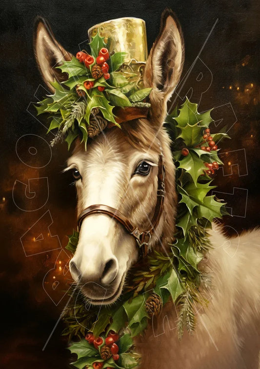 Dragonfly Crafts - Christmas Donkey