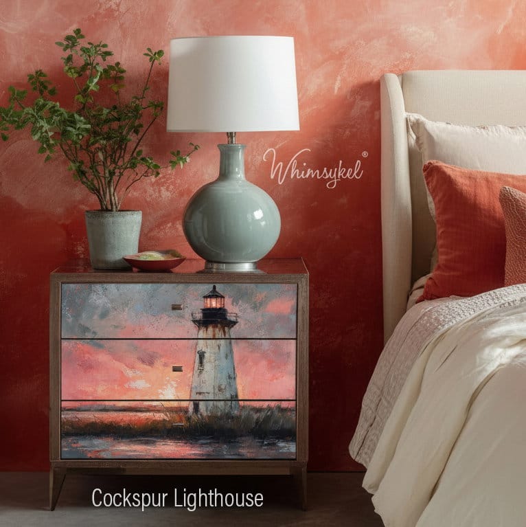 Cockspur Lighthouse | 18 lb Decoupage Tissue Paper | 29x21 in