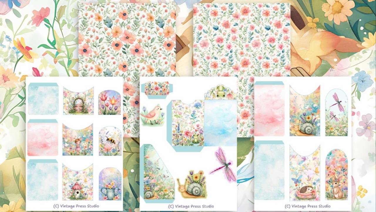 Enchanted Garden Mini Waterfall Folio