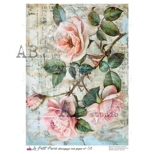 AB Studio - Large Pink Rose