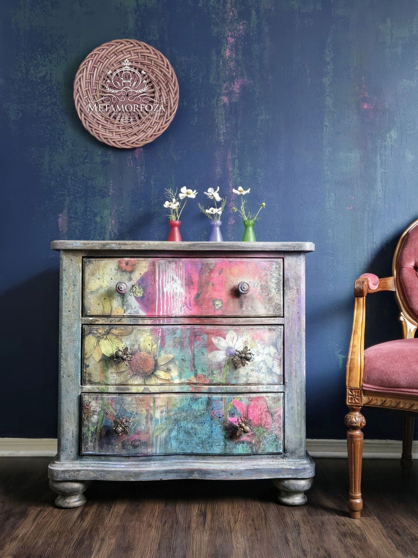 May Flowers | 18 lb Decoupage Tissue Paper | 21x29 in