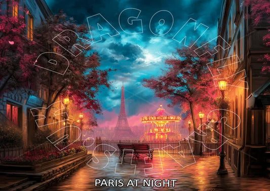Dragonfly Crafts -  Paris at Night