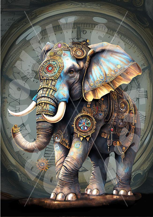 Dragonfly Crafts -SteamPunk Elephant 3