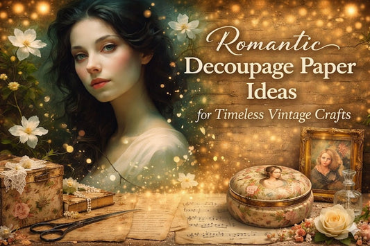 Romance in the Details: Creating Timeless Pieces with Decoupage Paper