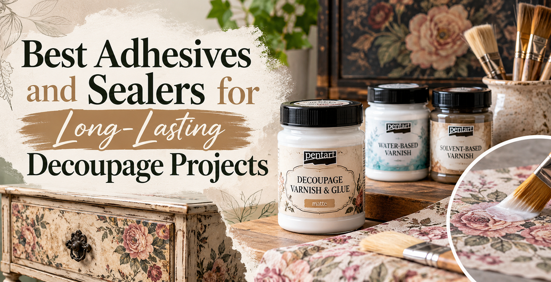 Best Adhesives and Sealers for Long-Lasting Decoupage Projects