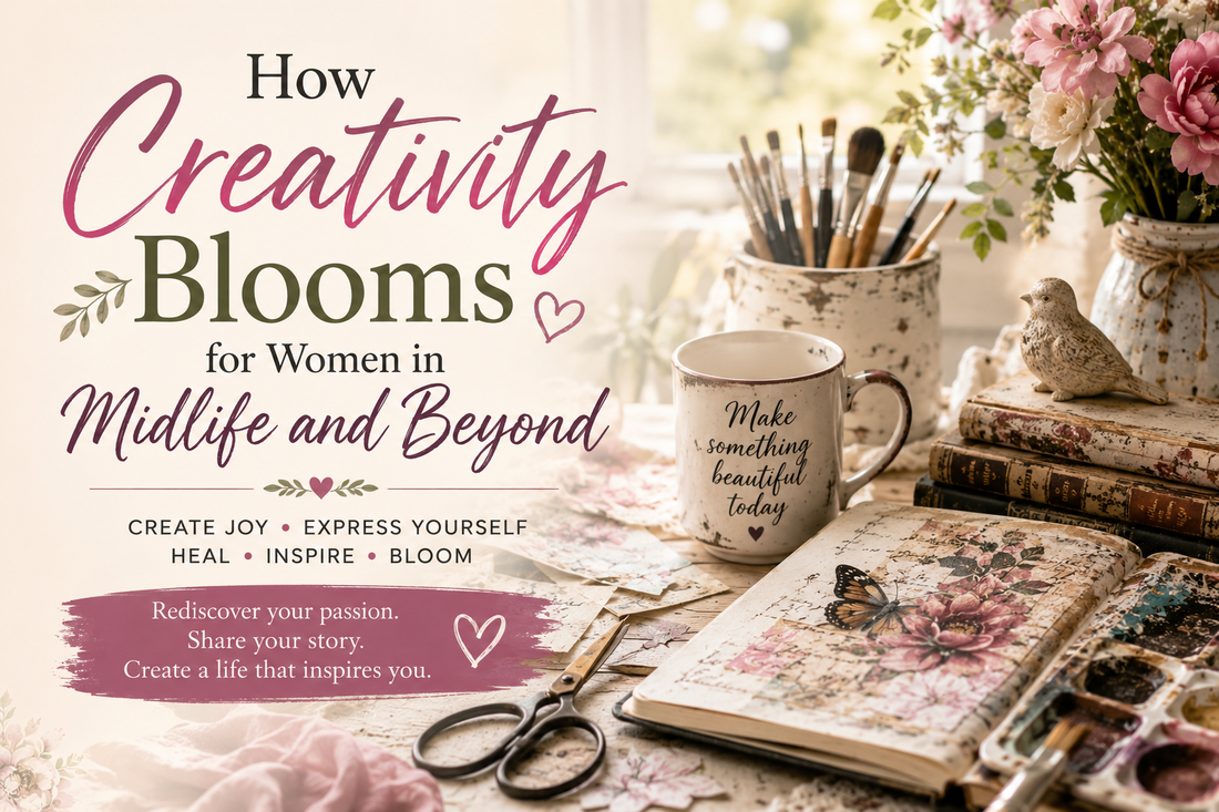 How Creativity Blooms for Women in Midlife and Beyond