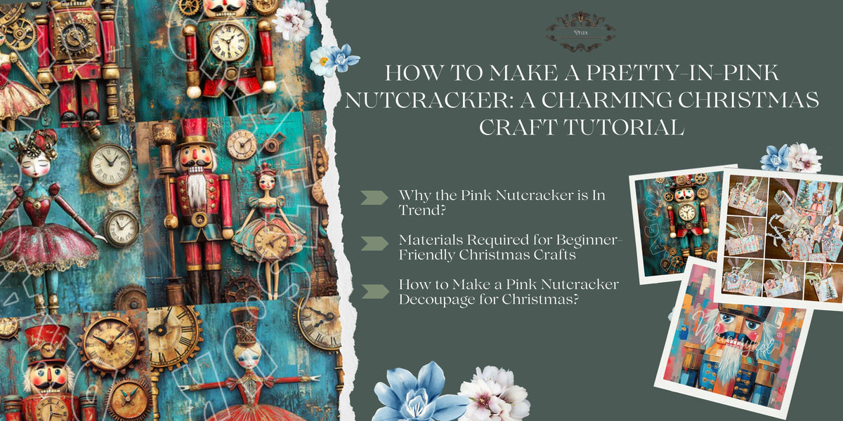 How to Make a Pretty-in-Pink Nutcracker for Christmas – Vflex