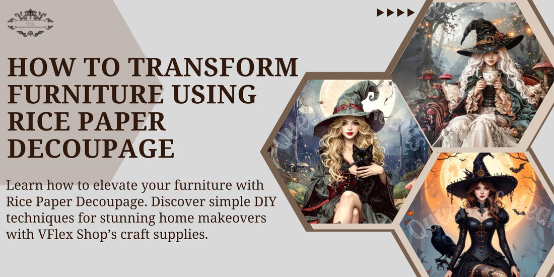 How to Transform Furniture Using Rice Paper Decoupage