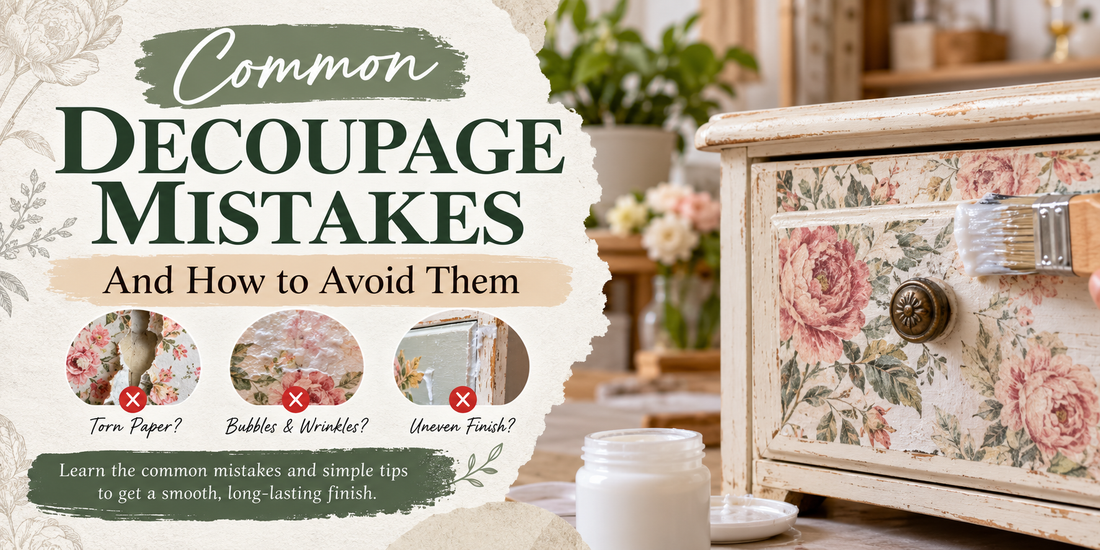 Common Decoupage Mistakes And How To Avoid Them