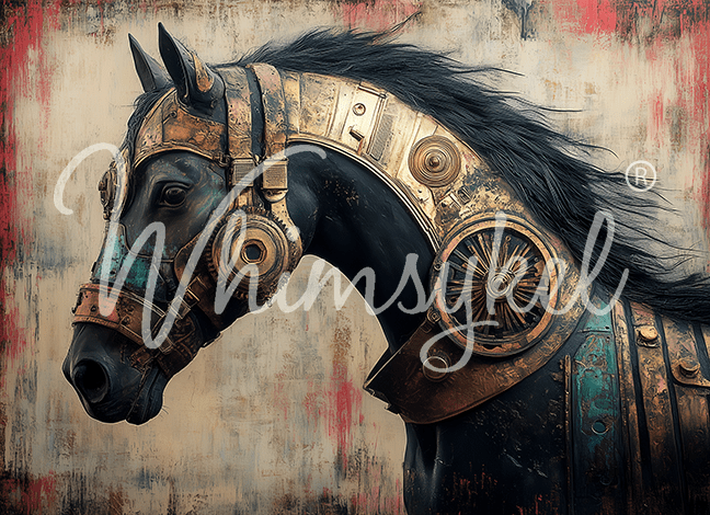 Brass Bridle  | 18 lb Decoupage Tissue Paper | 21x29 in