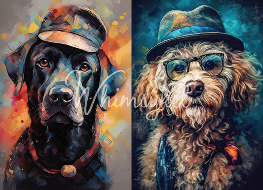 Painter/Doodle Duo | 18 lb Decoupage Tissue Paper | 21x29 Inches