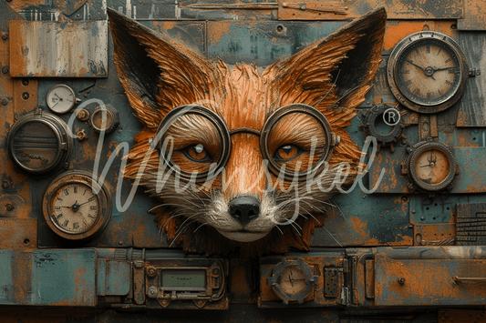 TicToc Fox |18lb Decoupage Tissue Paper | 21x29 in
