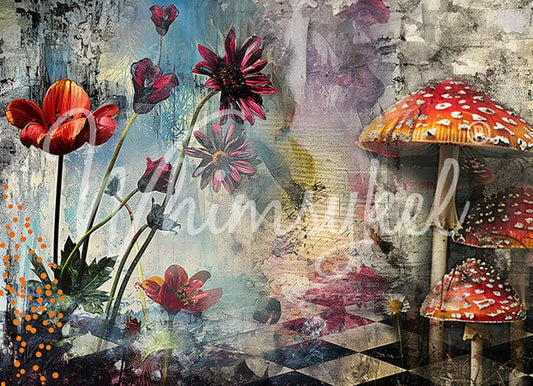 Whimsykel Wonderland |18lb Decoupage Tissue Paper | 2 Sizes