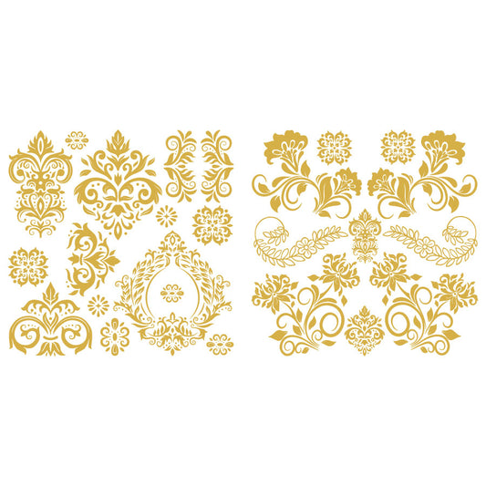 Hokus Pokus - Metallic Gold Foils - Rococo - 2 Sheets