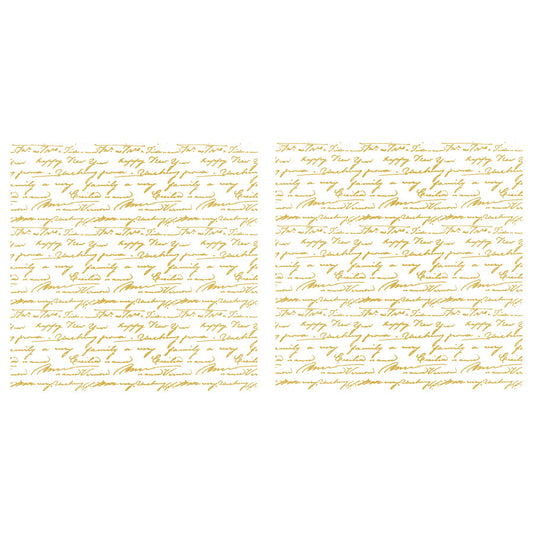 Hokus Pokus - Metallic Gold Foils - My Diary - 2 Sheets