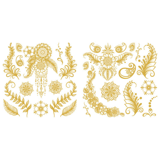 Hokus Pokus - Metallic Gold Foils - Namaste - 2 Sheets
