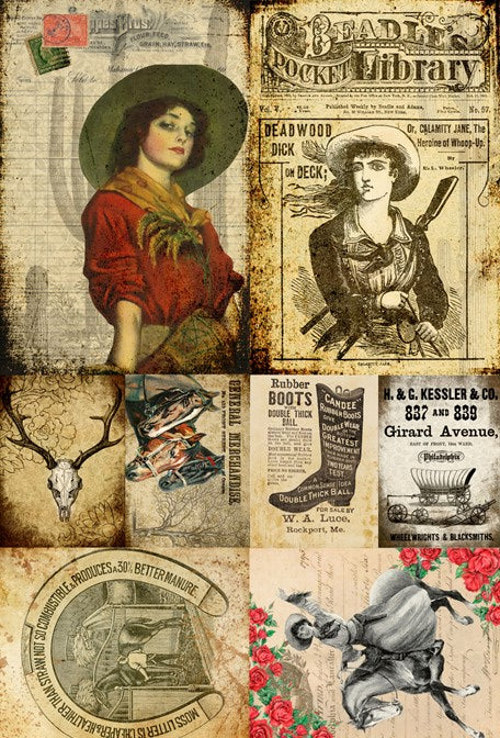 Roycycled Treasures - Cowgirls blocks