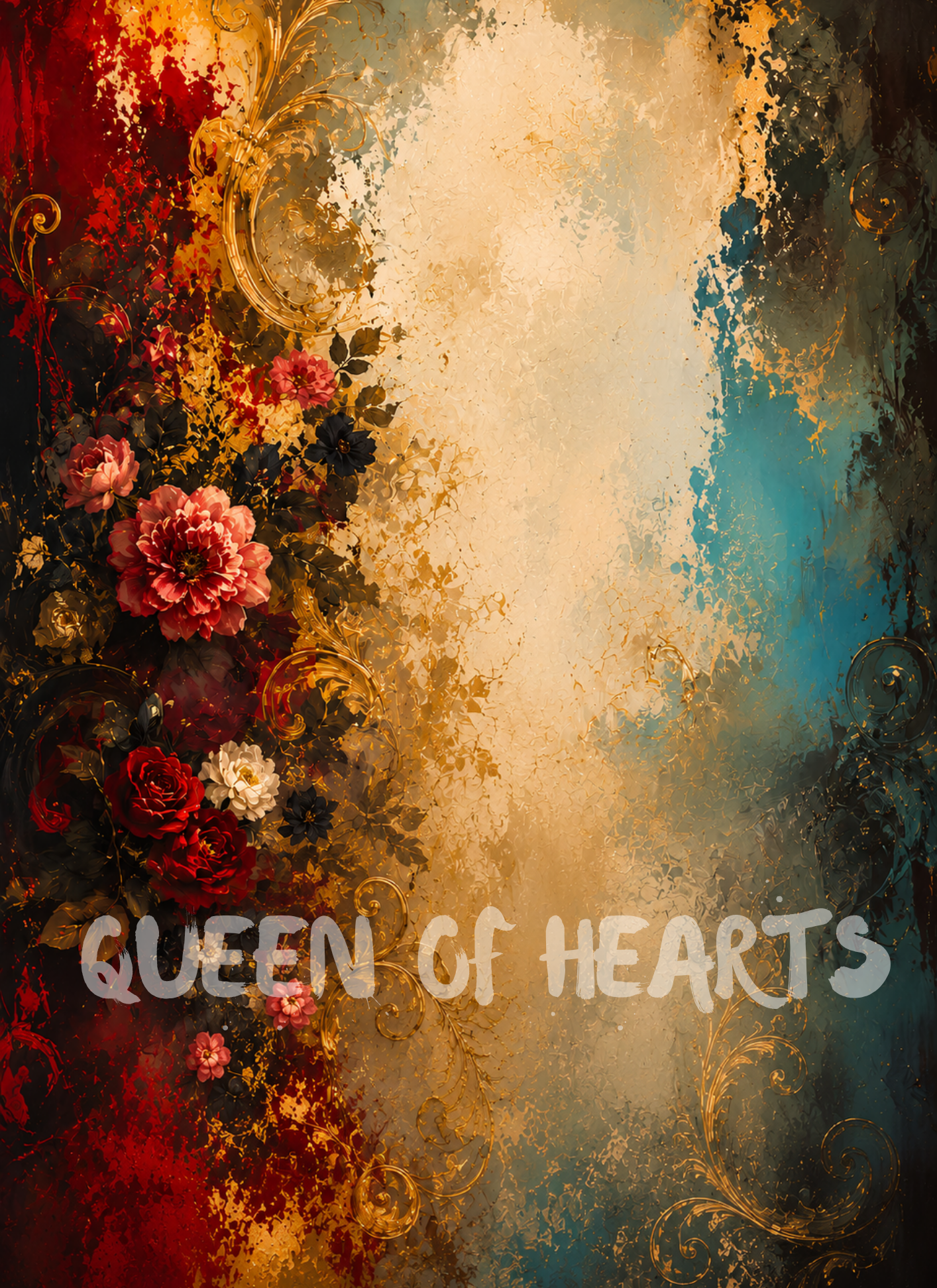 Queen of Hearts - Adeline Whimsy Background