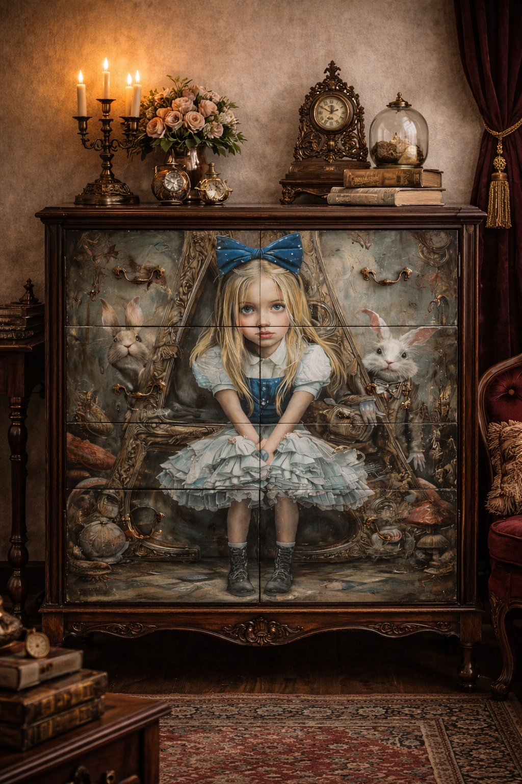 Dragonfly Crafts - Alice and The Rabbit 3