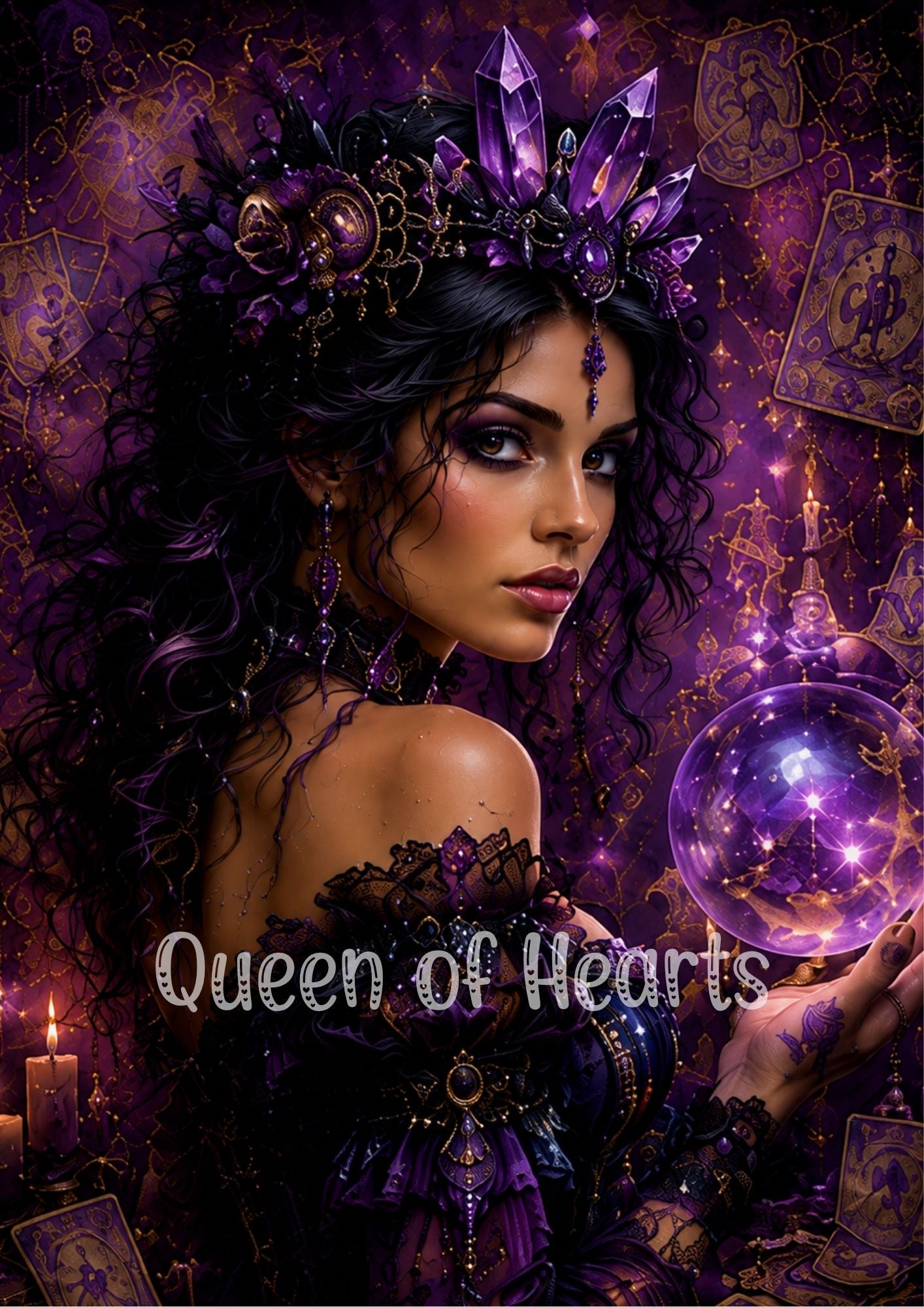 Queen of Hearts - Amethyst Veil