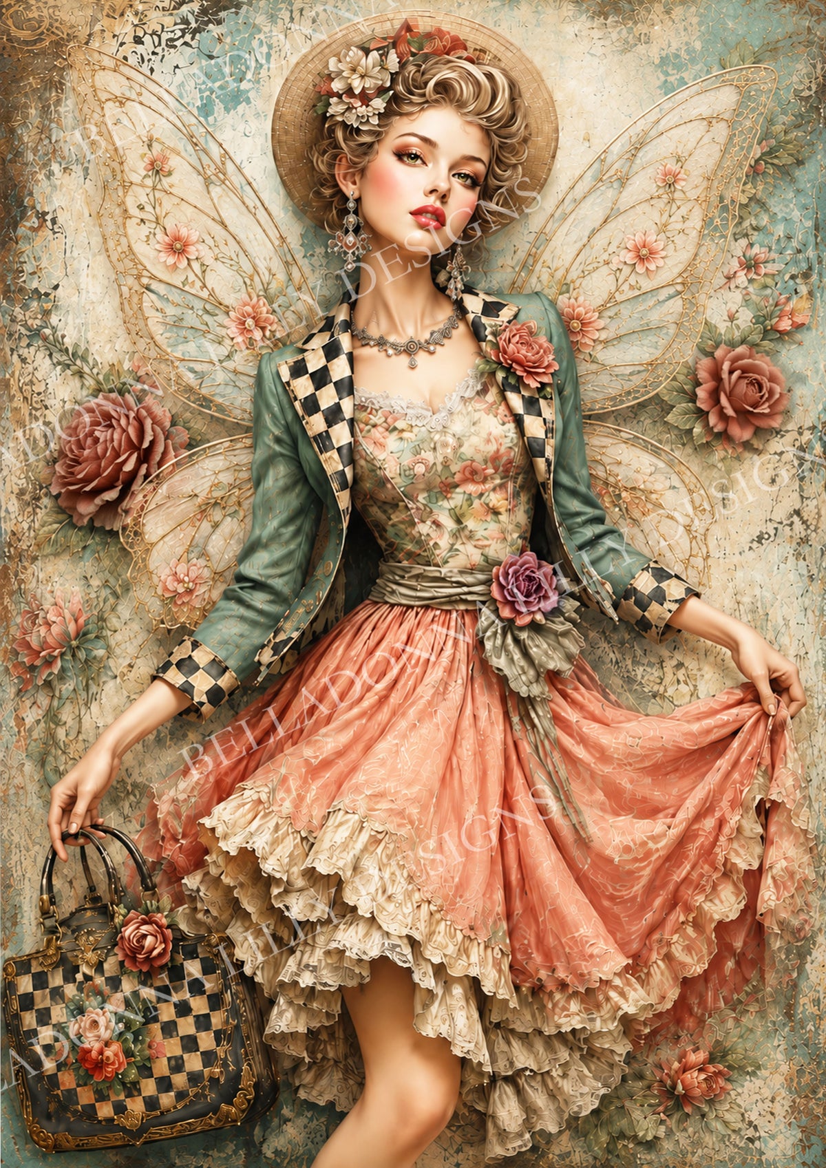 Boho Fairy – Whimsical Fairy Decoupage Rice Paper